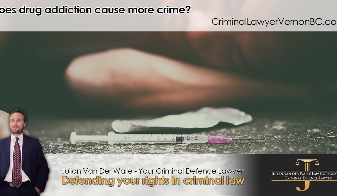 Does drug addiction cause more crime?